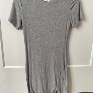 Nordstrom BP Gray Short Sleeve Ribbed Tee